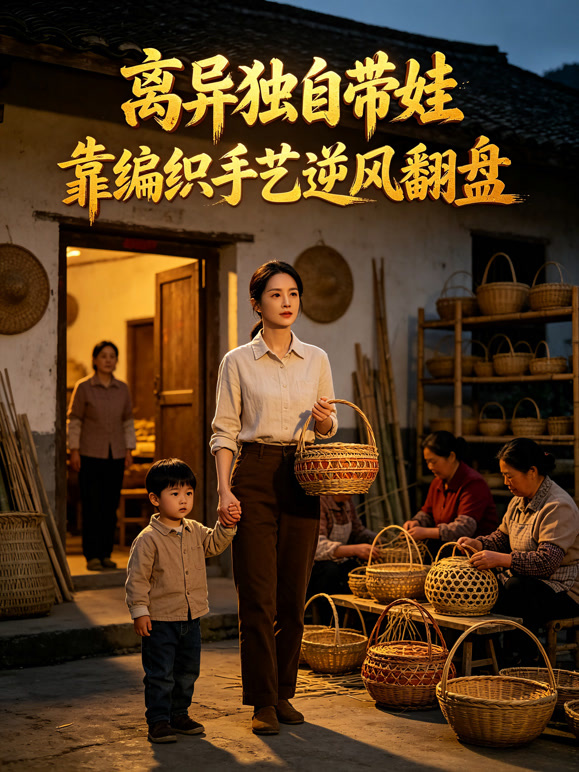 离异独自带娃，靠编织手艺逆风翻盘
