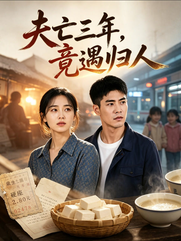 夫亡三年，竟遇归人