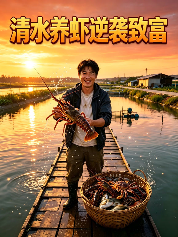 清水养虾逆袭致富