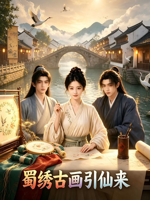 蜀绣古画引仙来