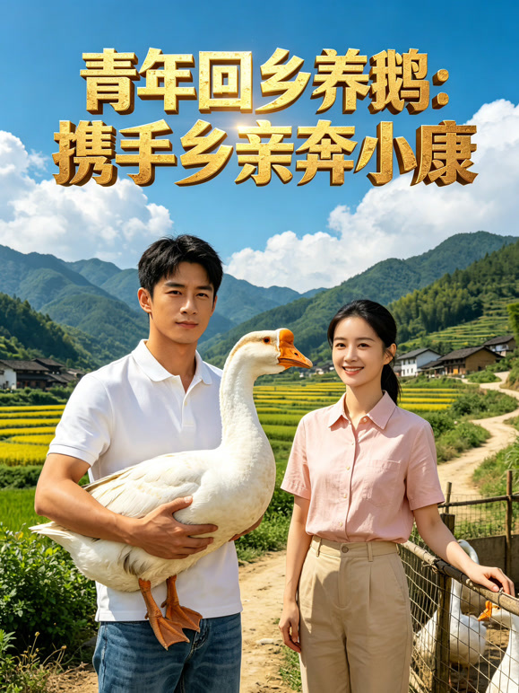 青年回乡养鹅：携手乡亲奔小康