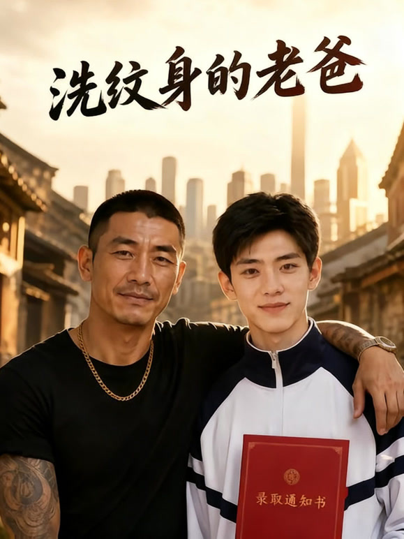 洗纹身的老爸