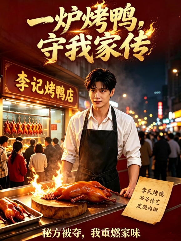 一炉烤鸭，守我家传