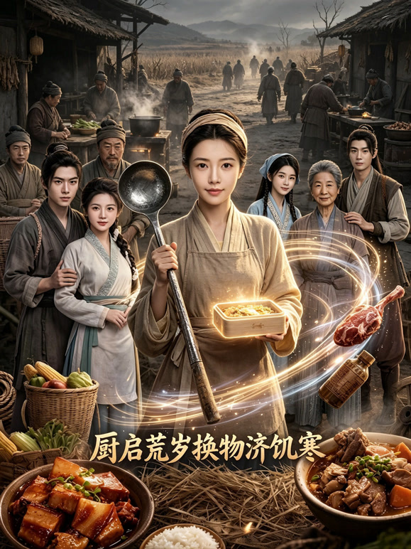 厨启荒岁换物济饥寒