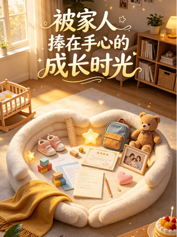 被家人捧在手心的成长时光