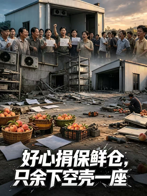 好心捐保鲜仓，只余下空壳一座