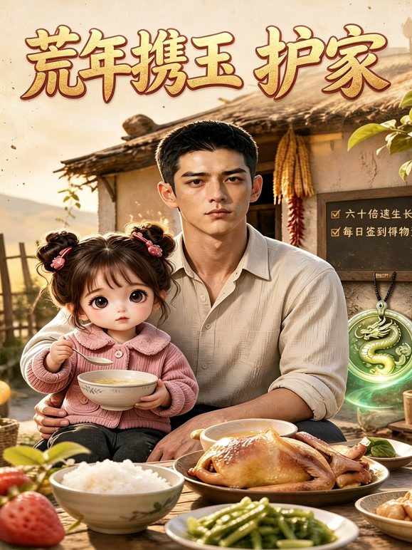 荒年携玉护家