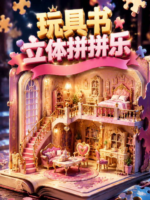 玩具书立体拼拼乐