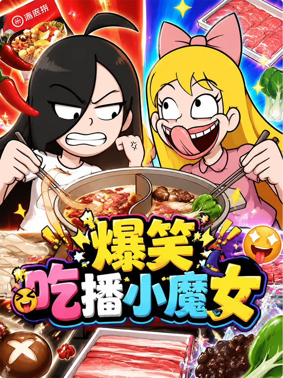爆笑吃播小魔女