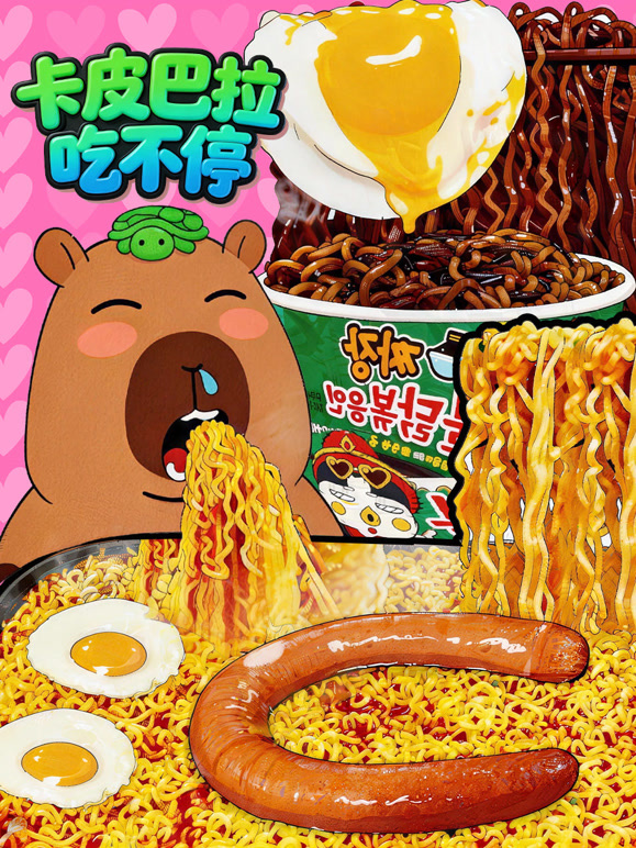 卡皮巴拉吃不停