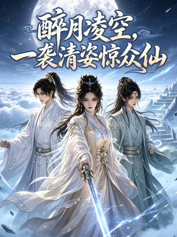 醉月凌空，一袭清姿惊众仙