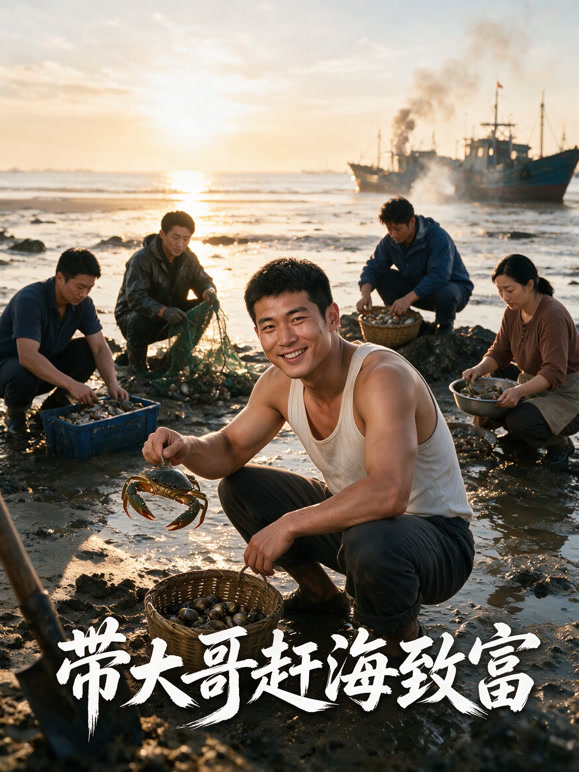 带大哥赶海致富