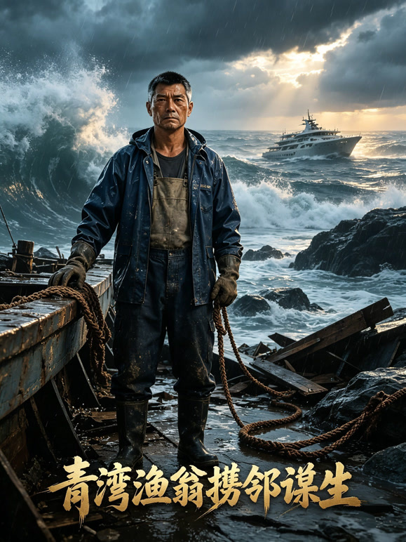 青湾渔翁携邻谋生