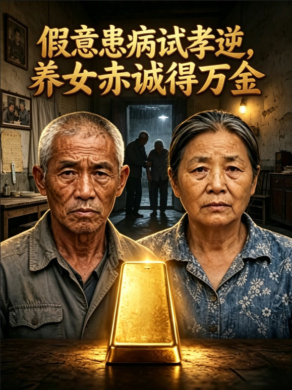 假意患病试孝逆，养女赤诚得万金