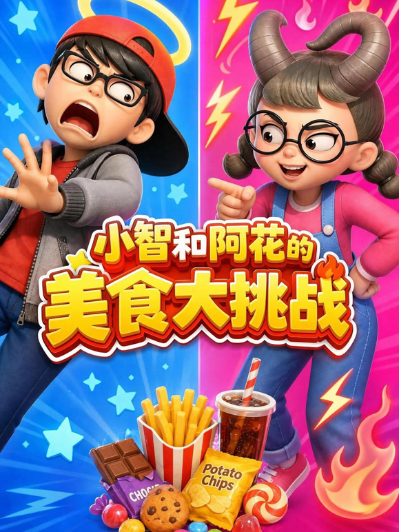 小智和阿花的美食大挑战