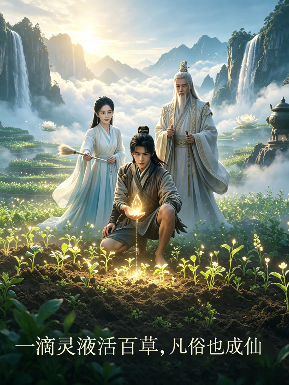 一滴灵液活百草，凡俗也成仙