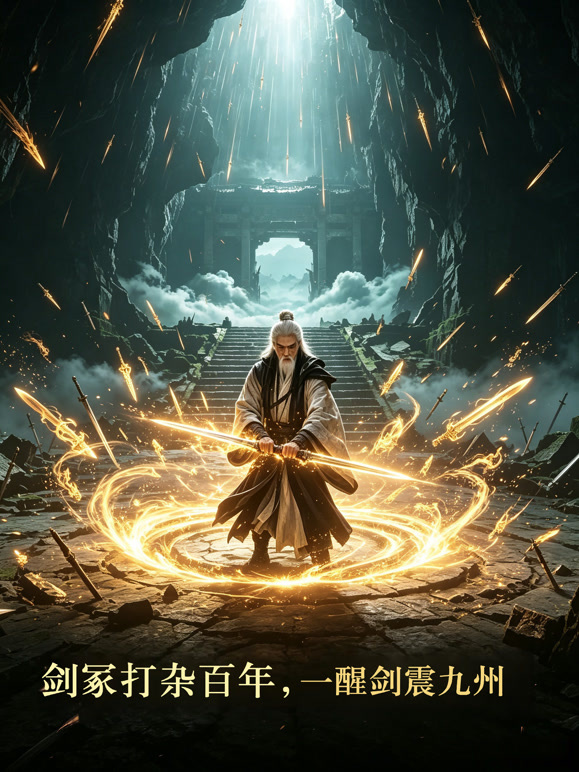 剑冢打杂百年，一醒剑震九州