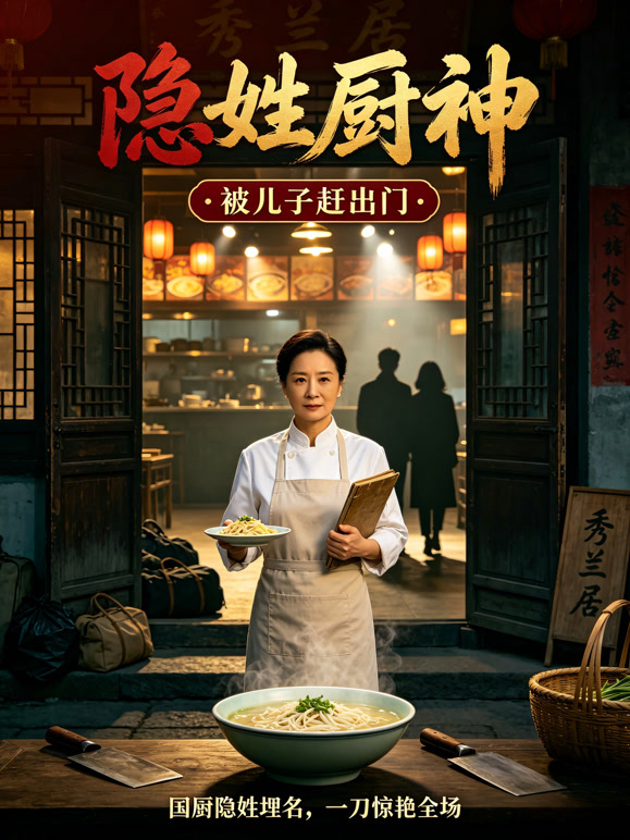 隐姓厨神，被儿子赶出门