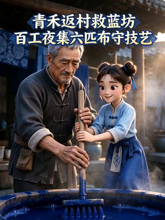 青禾返村救蓝坊，百工夜集六匹布守技艺