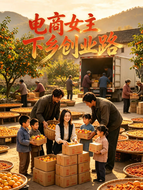电商女主下乡创业路