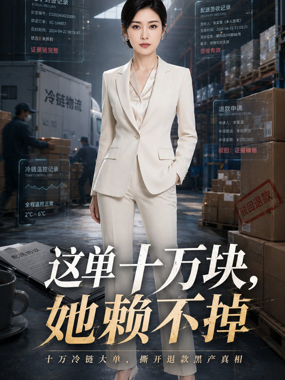 这一单十万块，她赖不掉
