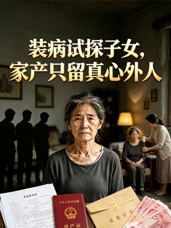 装病试探子女，家产只留真心外人