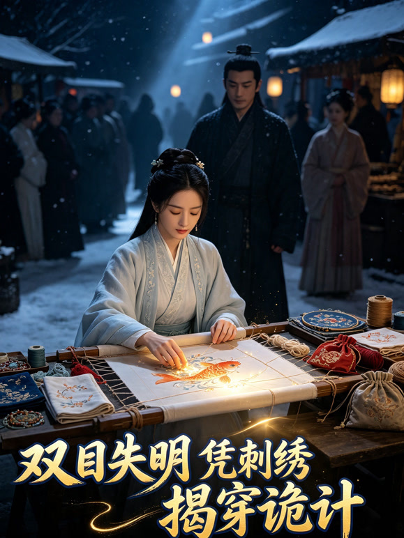 双目失明凭刺绣揭穿诡计