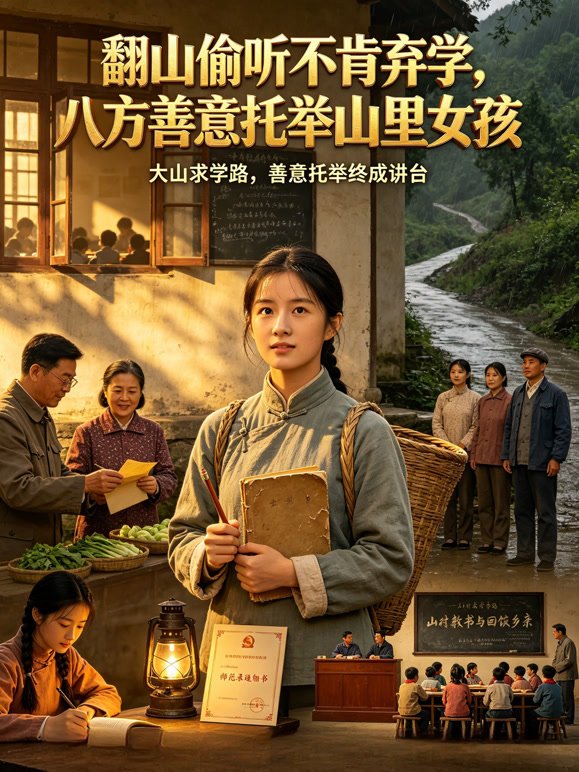 翻山偷听不肯弃学，八方善意托举山里女孩
