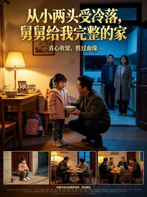 从小两头受冷落，舅舅给我完整的家