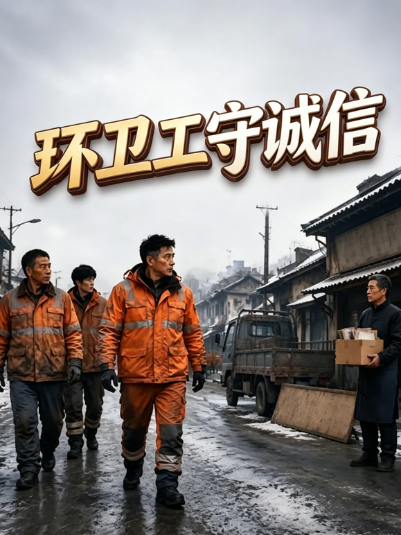环卫工守诚信