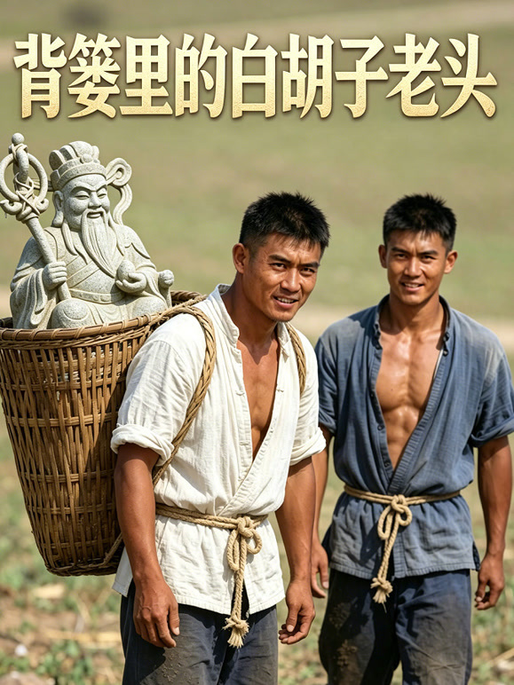 背篓里的白胡子老头