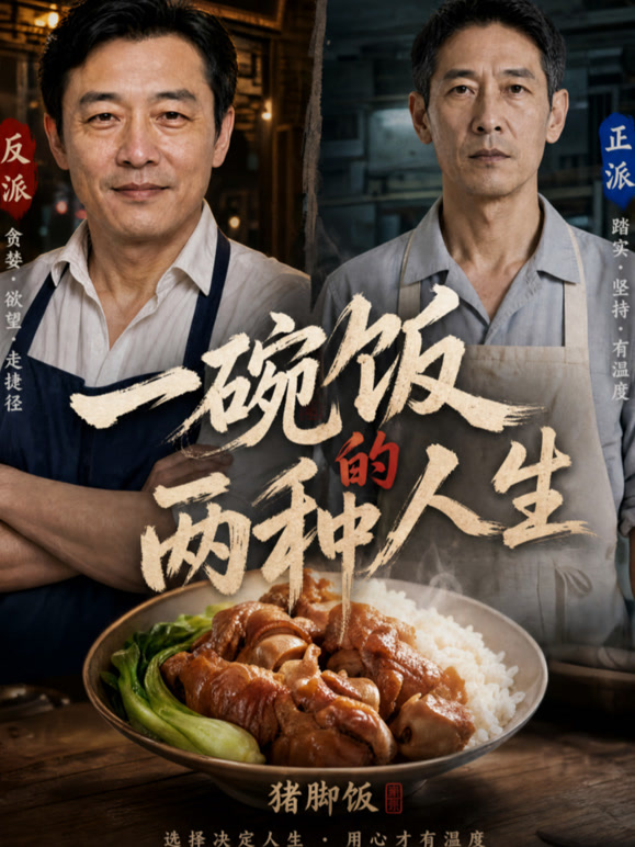 一碗饭的两种人生