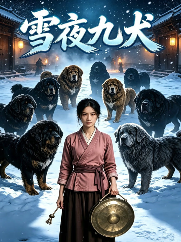 雪夜九犬
