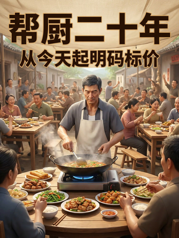 帮厨二十年，从今天起明码标价