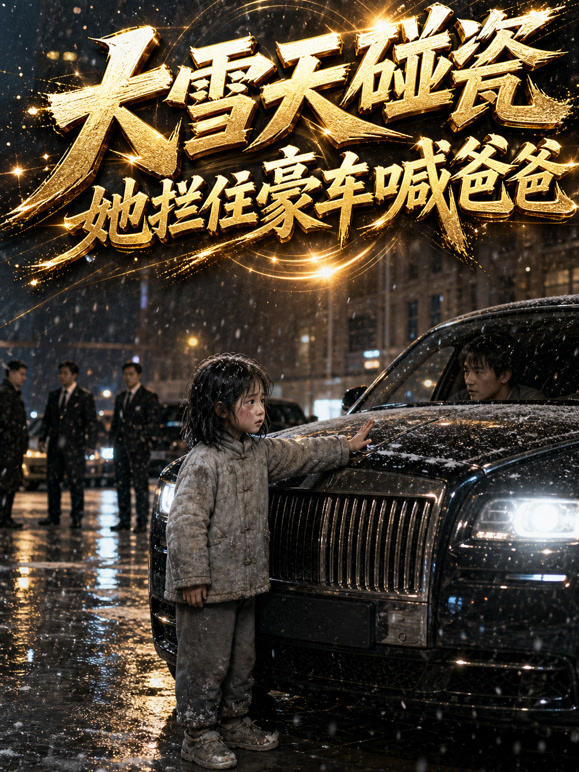 大雪天碰瓷，她拦住豪车喊爸爸