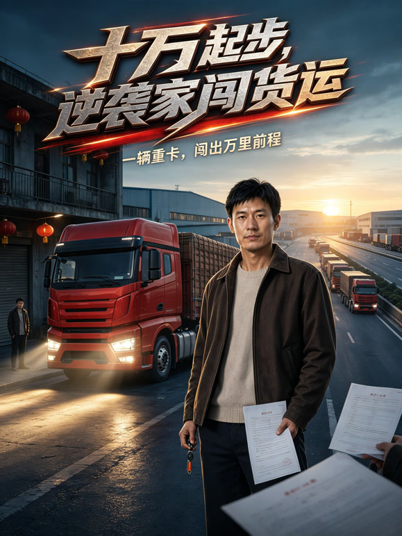 十万起家闯货运