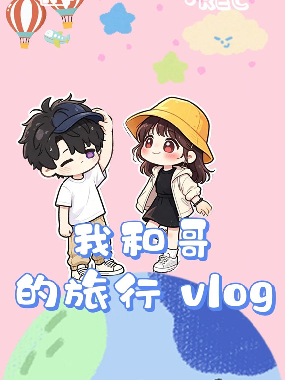 AI儿童成长短片《我和哥的旅行vlog》