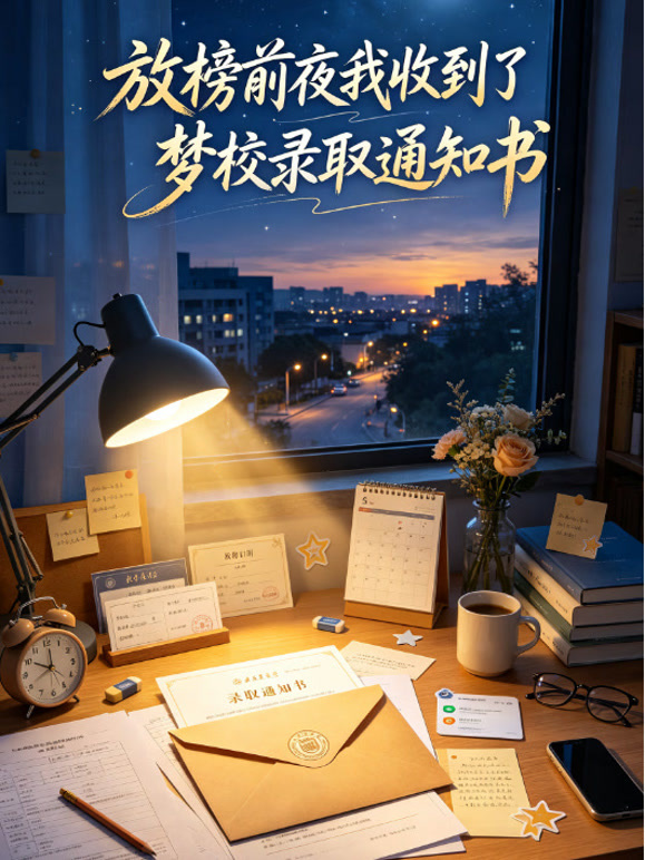 放榜前夜我收到了梦校录取通知书
