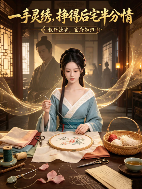 一手灵绣，挣得后宅半分情