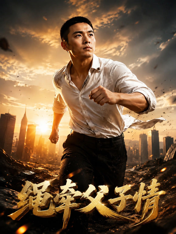 绳牵父子情