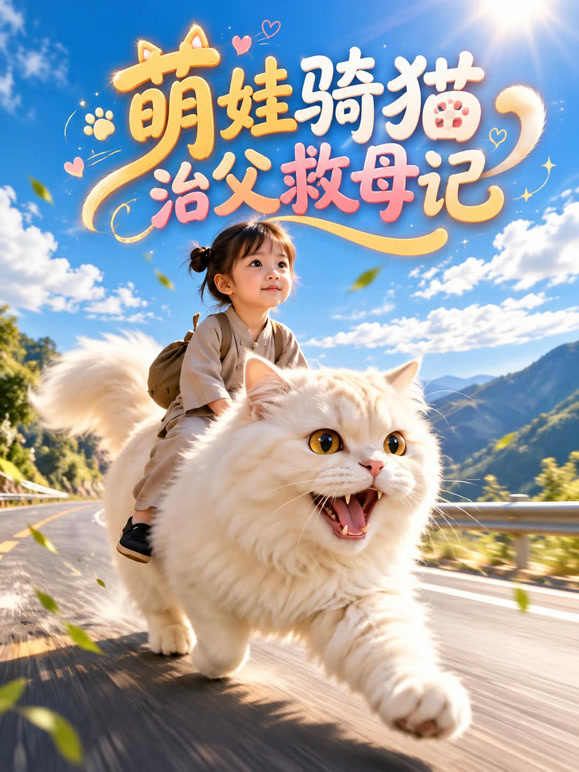 萌娃骑猫治父救母记