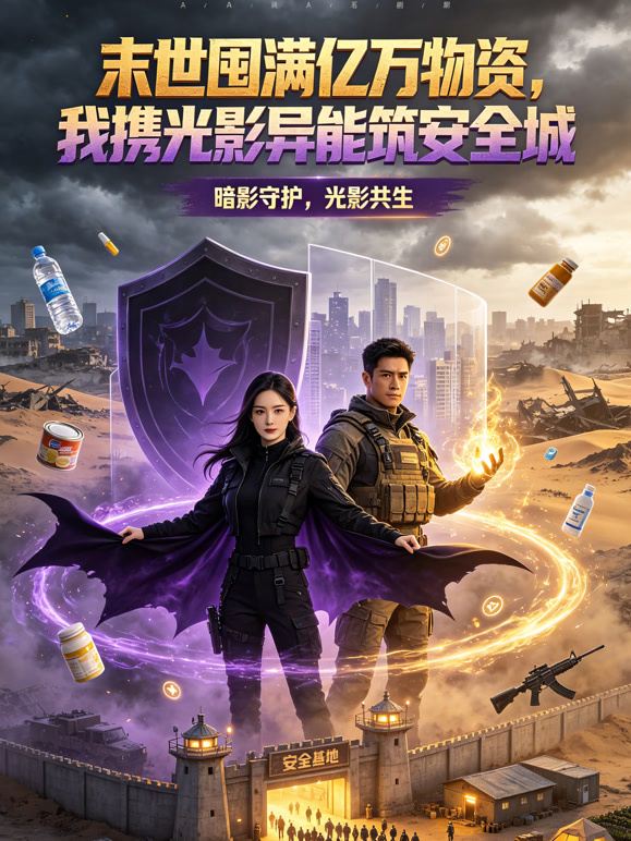 末世囤满亿万物资，我携光影异能筑安全城