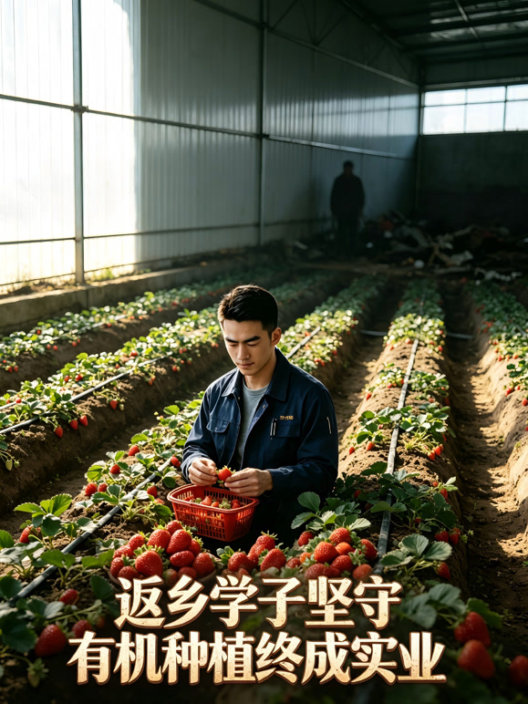 返乡学子坚守有机种植终成实业
