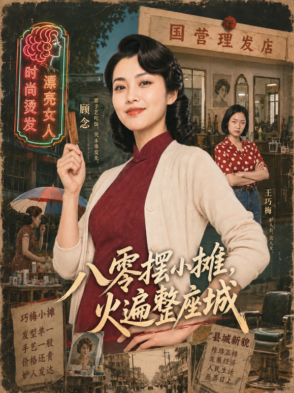 八零摆小摊，火遍整座城