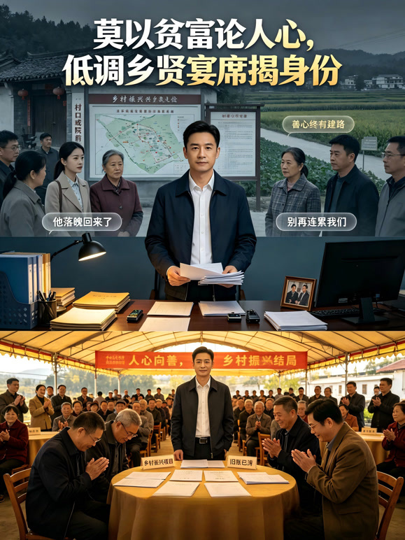 莫以贫富论人心，低调乡贤宴席揭身份