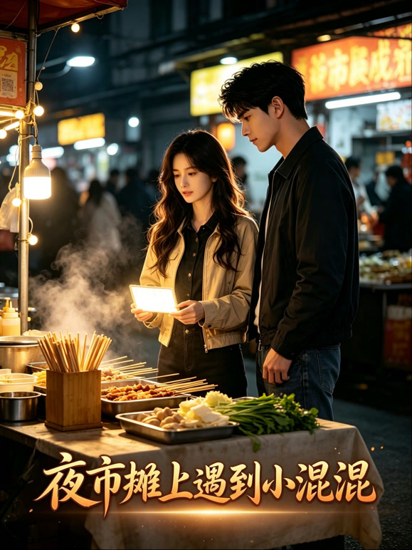 夜市摊上遇到小混混