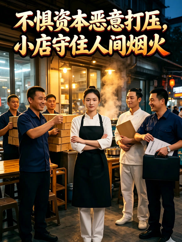 不惧资本恶意打压，小店守住人间烟火