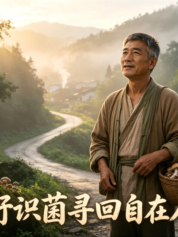 山野识菌寻回自在人生