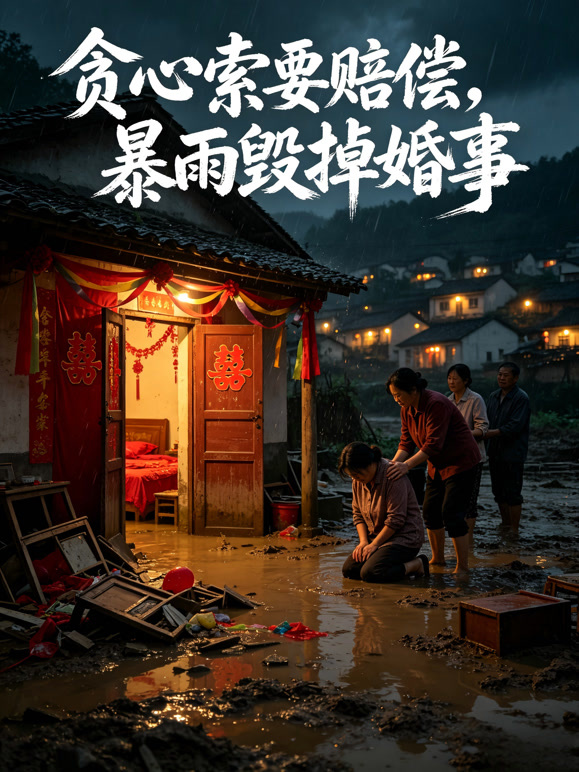贪心索要赔偿，暴雨毁掉婚事