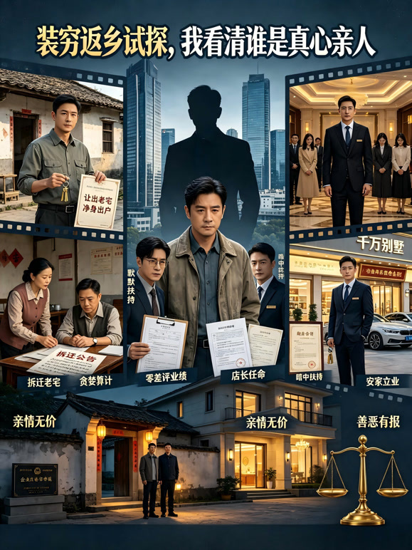 装穷返乡试探，我看清谁是真心亲人